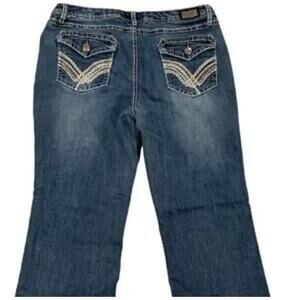 Earl Jeans Embellished Women's Wide-Leg Jeans Size 14 Great condition